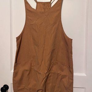 NWOT Camel Jumpsuit, OS
